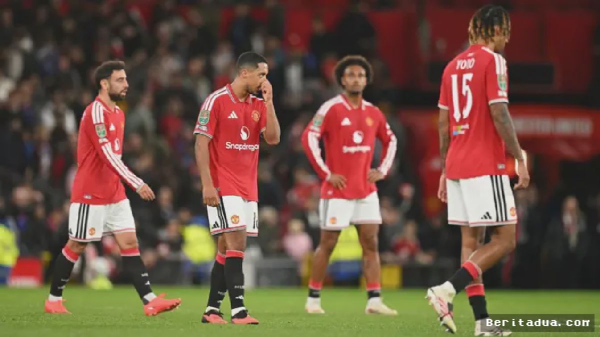 MANCHESTER — Manchester United Tersingkir dari Carabao Cup Usai Dipermalukan Brighton