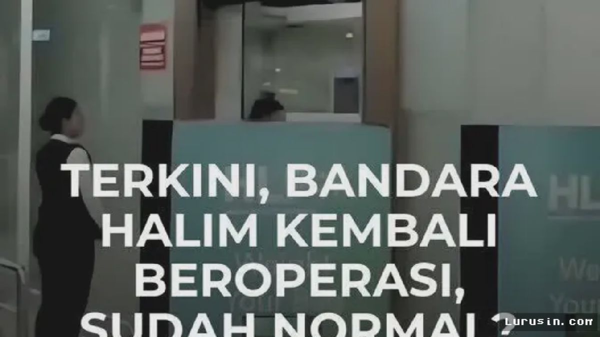 Bandara Halim Perdanakusuma Kembali Beroperasi Usai Terpapar Abu Vulkanik