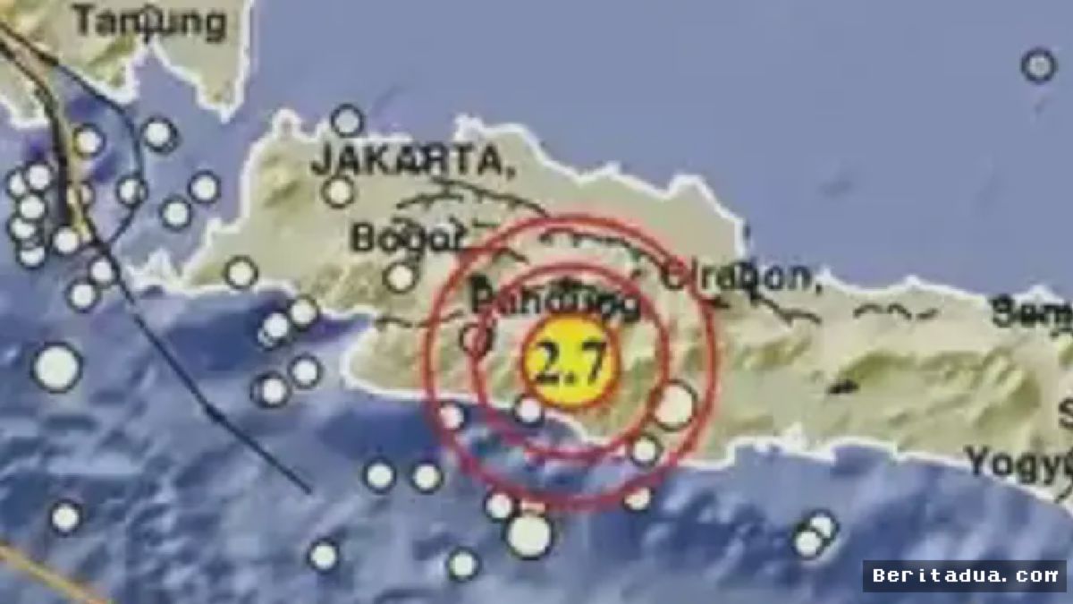 Bandung — Gempa Dangkal Guncang Wilayah Kabupaten Bandung Kamis Pagi