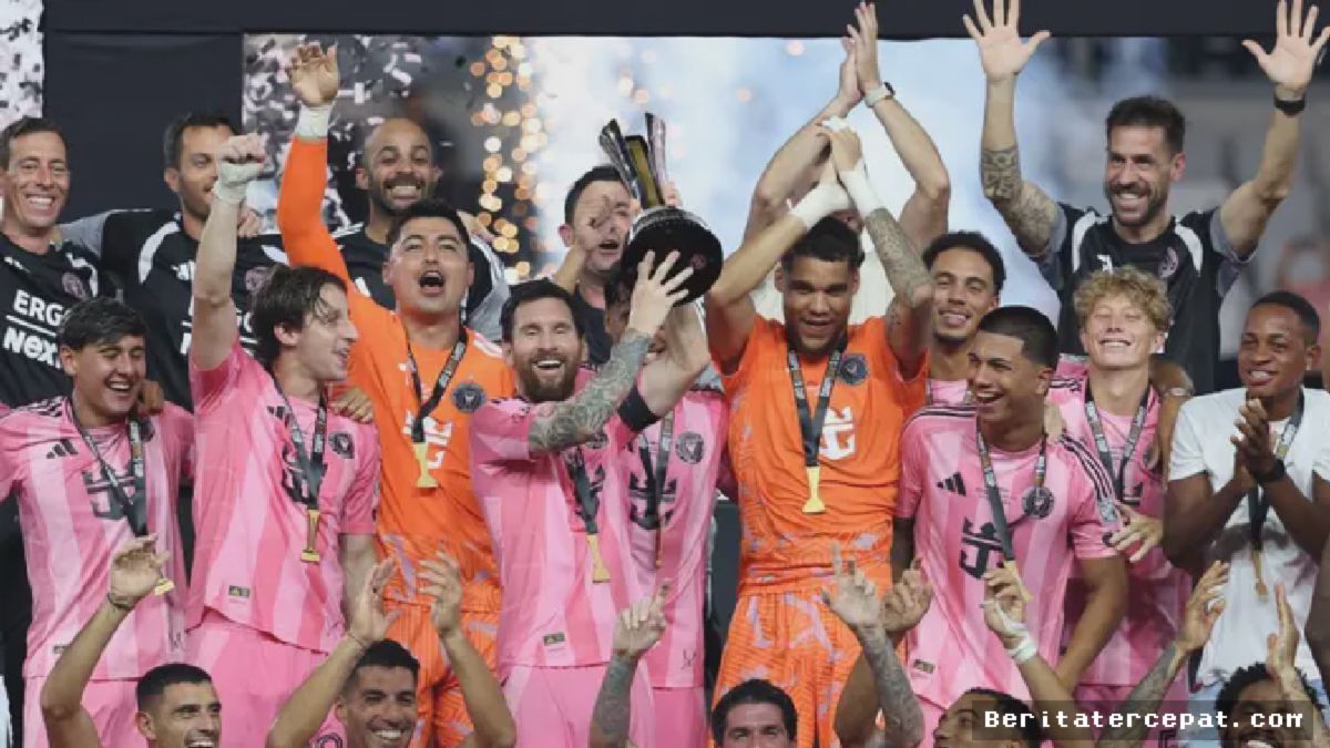 Kalahkan Cruz Azul, Lionel Messi Bawa Inter Miami Rengkuh Gelar Campeones Cup