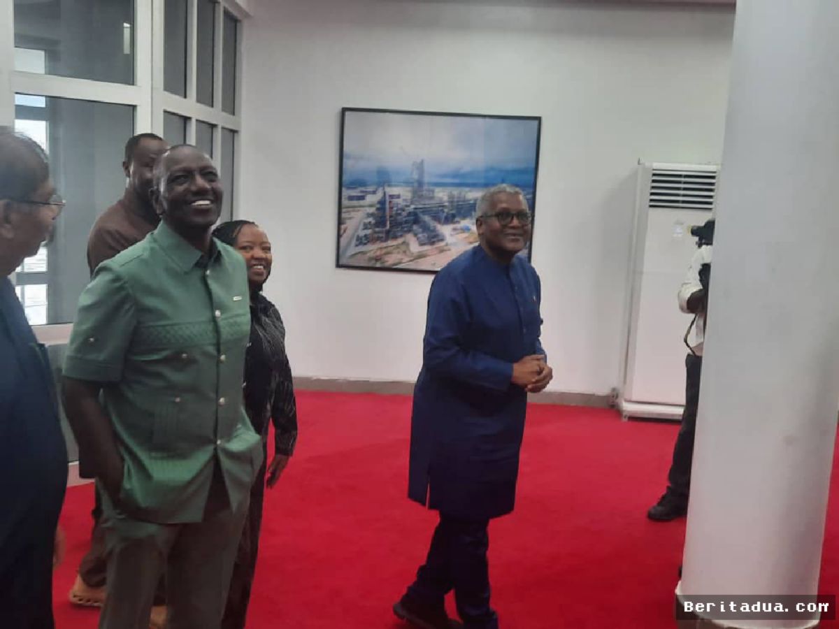 Presiden Kenya Kagumi Kilang Dangote sebagai Mahakarya Teknologi