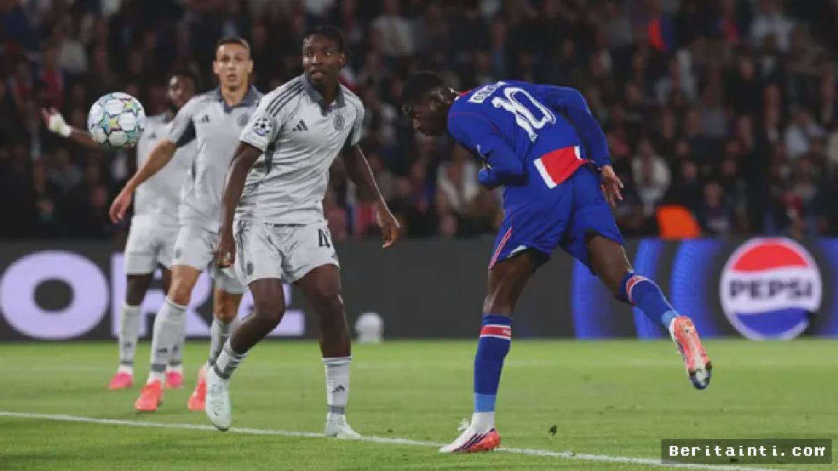 PSG Tundukkan Slovan Bratislava di Liga Champions Lewat Gol Dembele