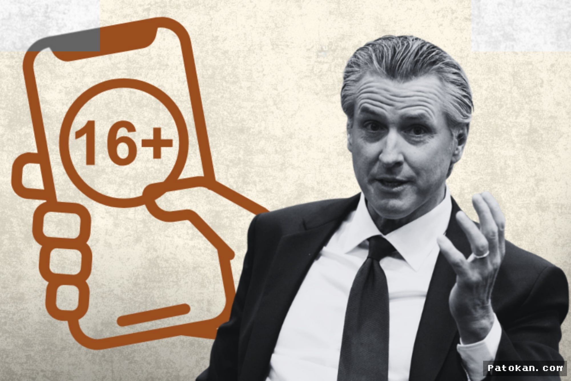 CALIFORNIA — Gavin Newsom Sahkan UU Fitur Adiktif Media Sosial