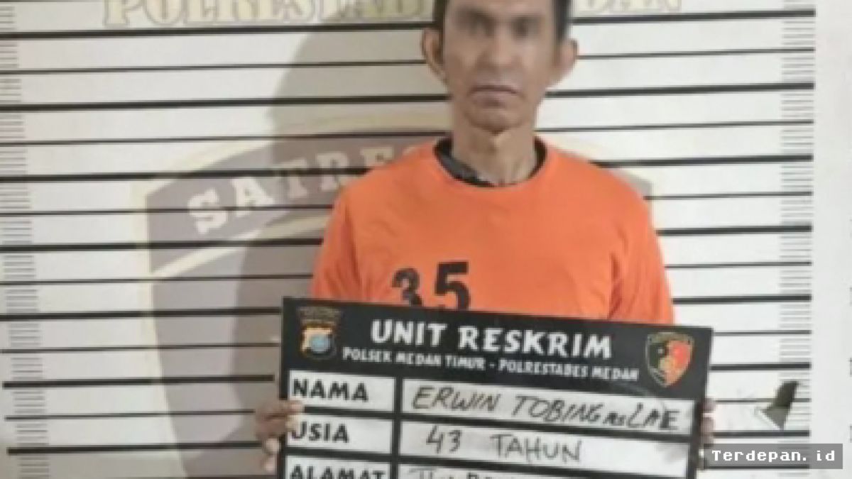 MEDAN — Residivis Narkoba Ditangkap Usai Membongkar Ruko di Jalan Bambu