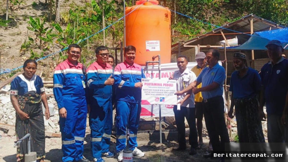 NTT — Pertamina Bangun Sumur Bor Pasca Gempa di Watubaur