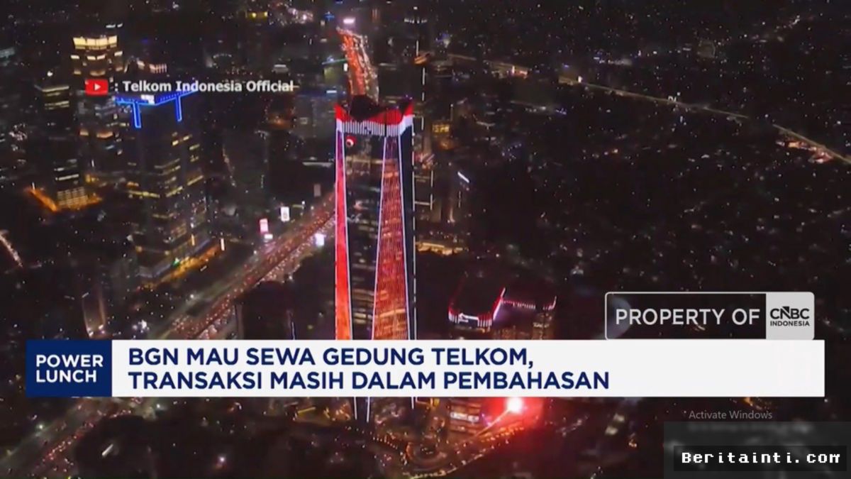JAKARTA — Badan Gizi Nasional Negosiasi Sewa Gedung Milik Telkom