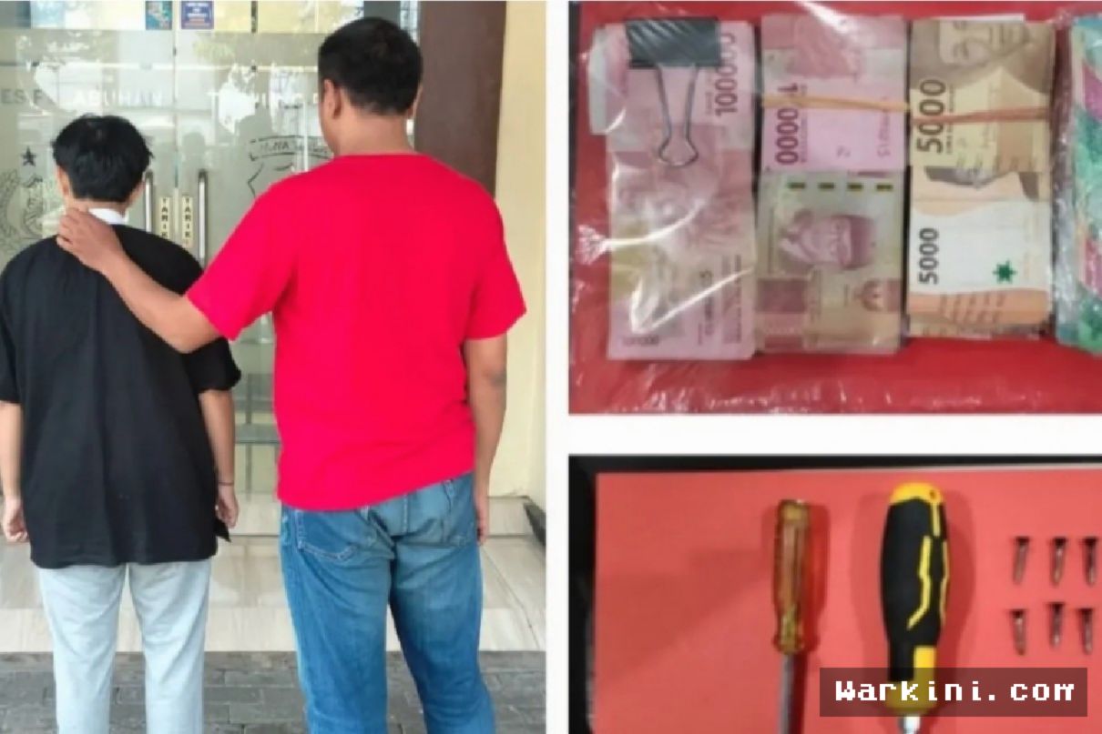 Surabaya — Polisi Tangkap Pembobol Sekolah yang Sembunyi di Pohon