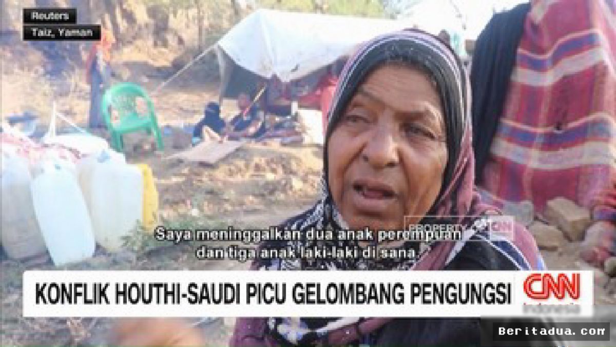 YAMAN — Konflik Houthi dan Saudi di Laut Merah Picu Eksodus Pengungsi