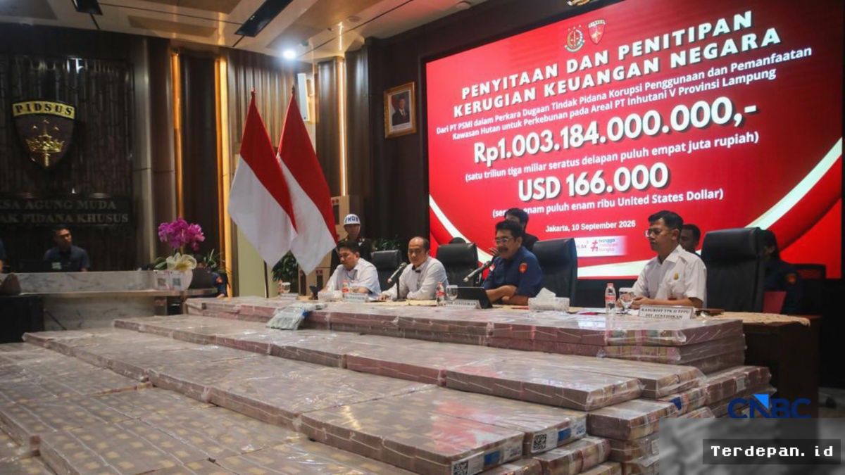 Kejagung Sita Rp1 Triliun Terkait Korupsi Lahan PT Inhutani V