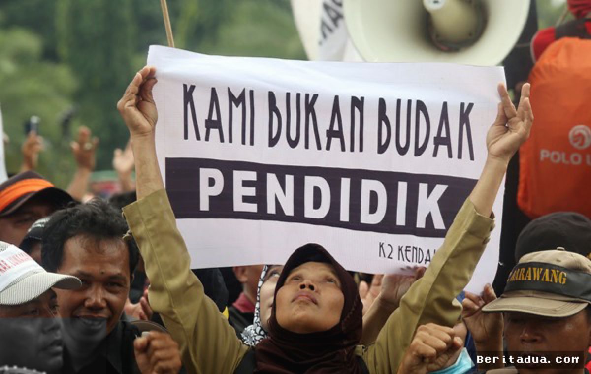 JAKARTA — Pemerintah dan DPR Sepakati Guru PPPK Dialihkan Jadi ASN Pusat