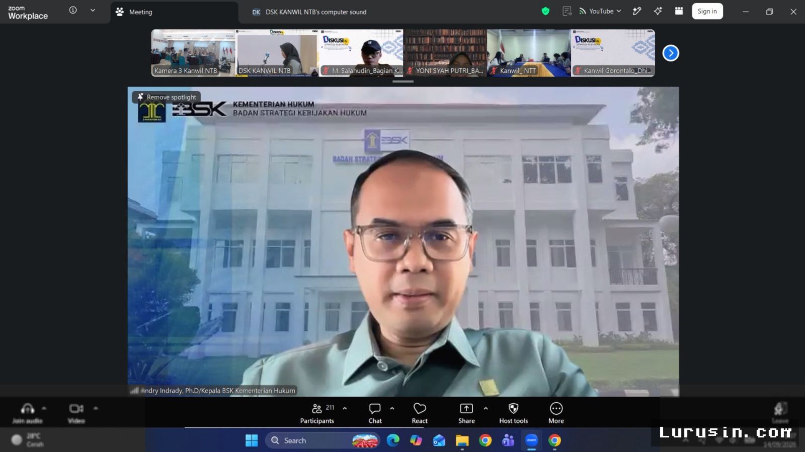 MATARAM — Andry Indrady Minta Diskusi Kebijakan Hukum Bongkar Akar Masalah