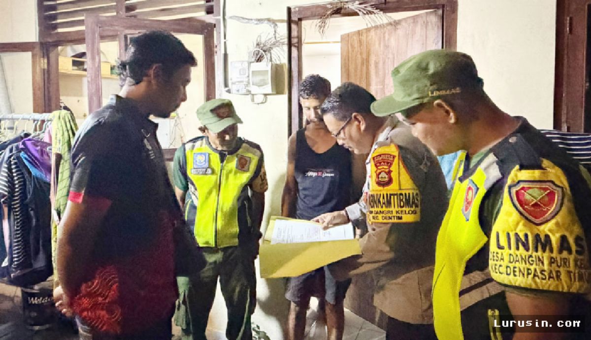 Denpasar Timur — Polsek Data 12 Pendatang di Yangbatu Kauh