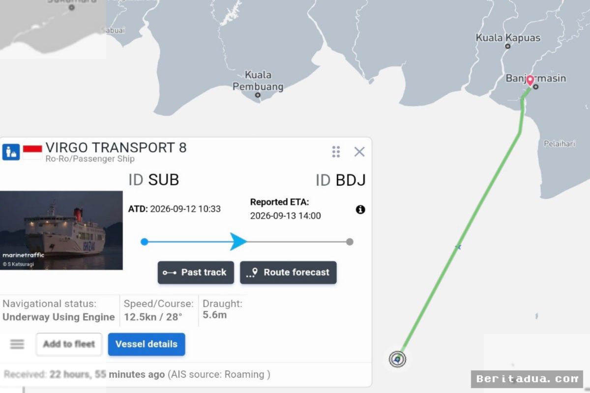 SURABAYA — AISITS Ungkap Jejak Terakhir Kapal Virgo Transport 8