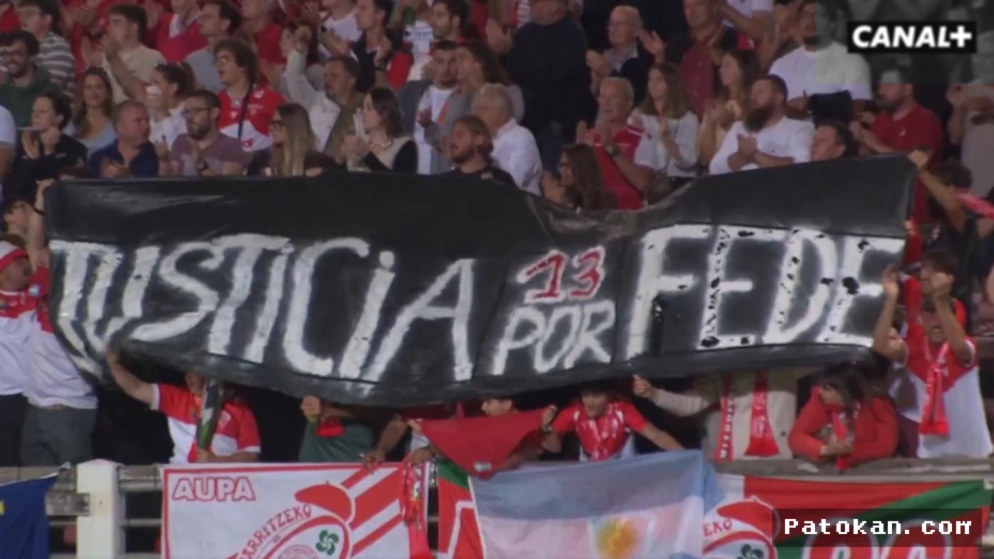 Biarritz — Suporter Beri Penghormatan Emosional untuk Federico Aramburu