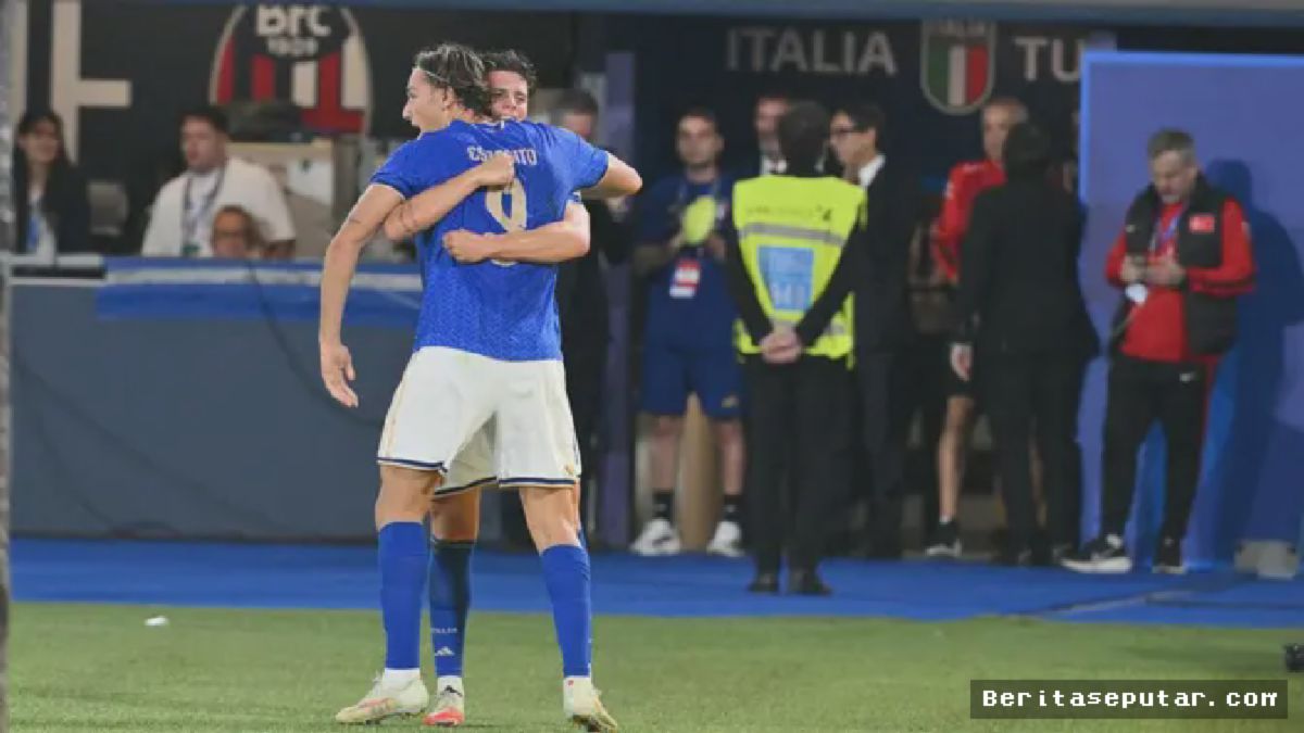 Francesco Pio Esposito Cetak Gol Kala Italia Lakoni Laga Penting