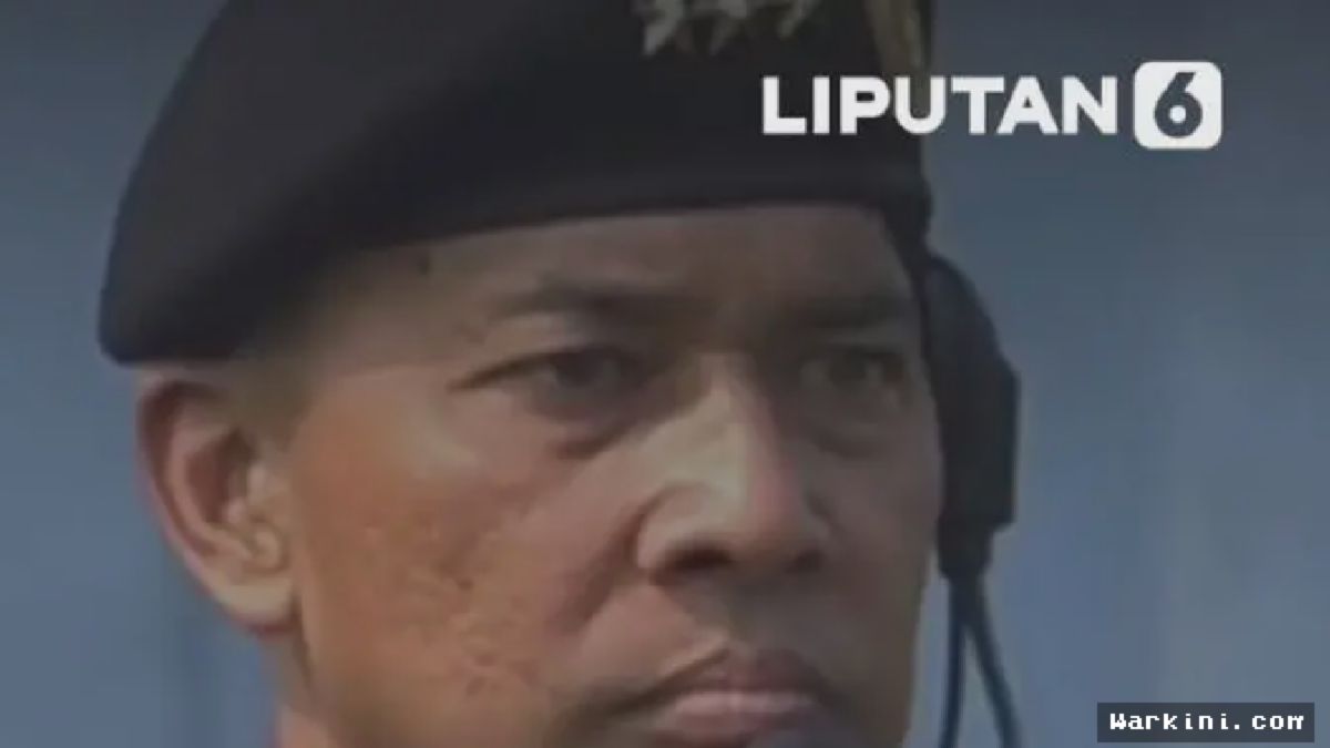 Jenderal Kopassus Pemburu KKB Pimpin Upacara HUT ke-81 TNI
