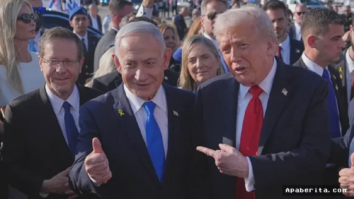 Trump Tinggalkan Israel Usai Pertemuan dengan Netanyahu