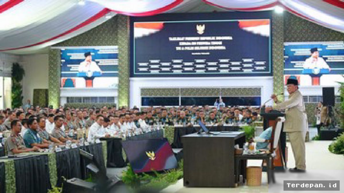 Prabowo Minta 800 Jenderal Jaga Kepercayaan Rakyat