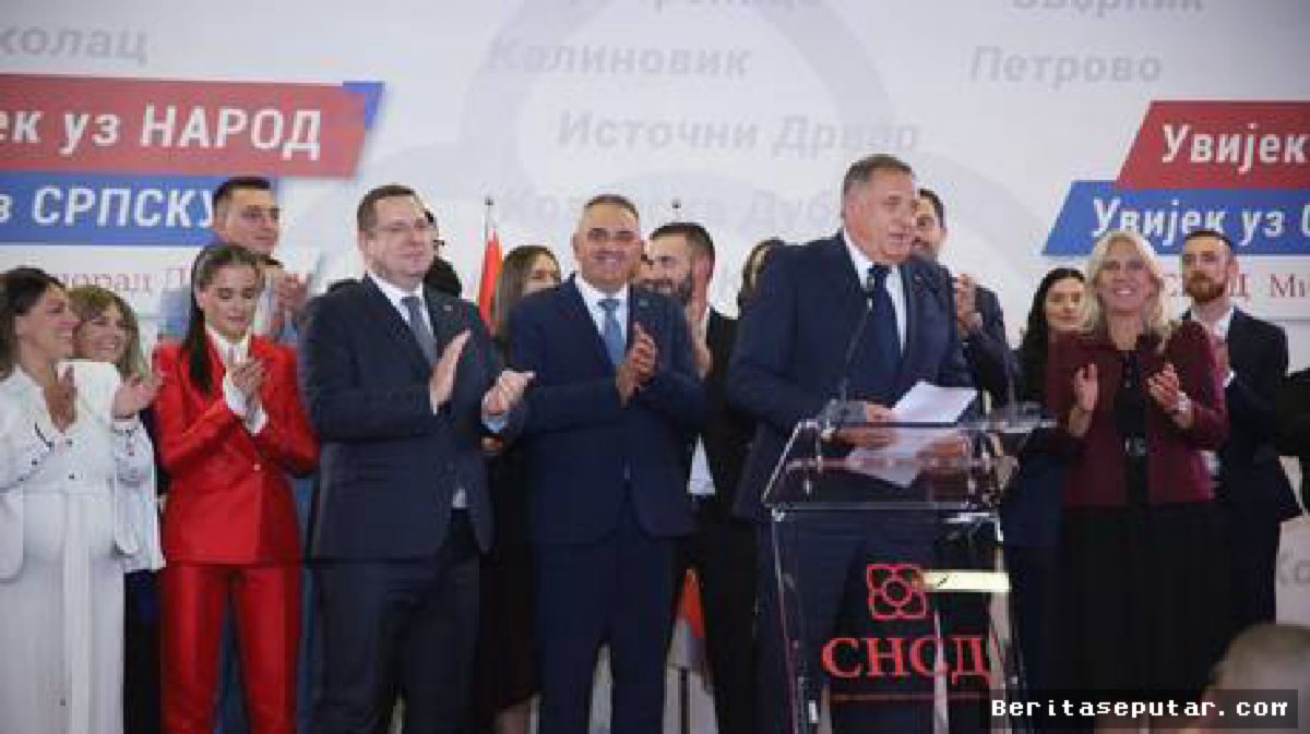 Partai Dodik Menang Pemilu Bosnia Meski Dilarang Maju