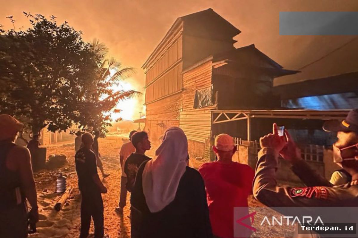 BPBD: Kebakaran Hanguskan 500 Rumah di Dusun Serdang Bangka Belitung