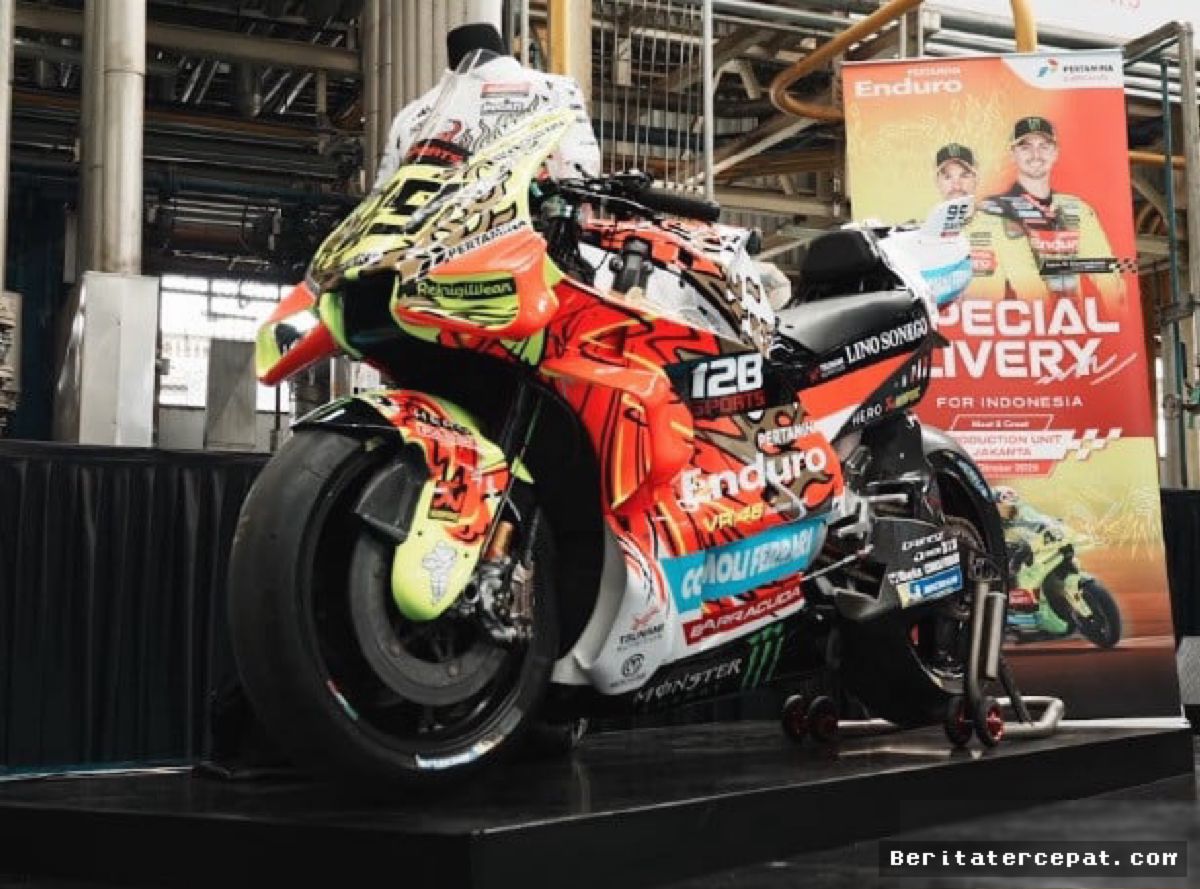 Pertamina Luncurkan Livery Khusus VR46 di MotoGP Mandalika