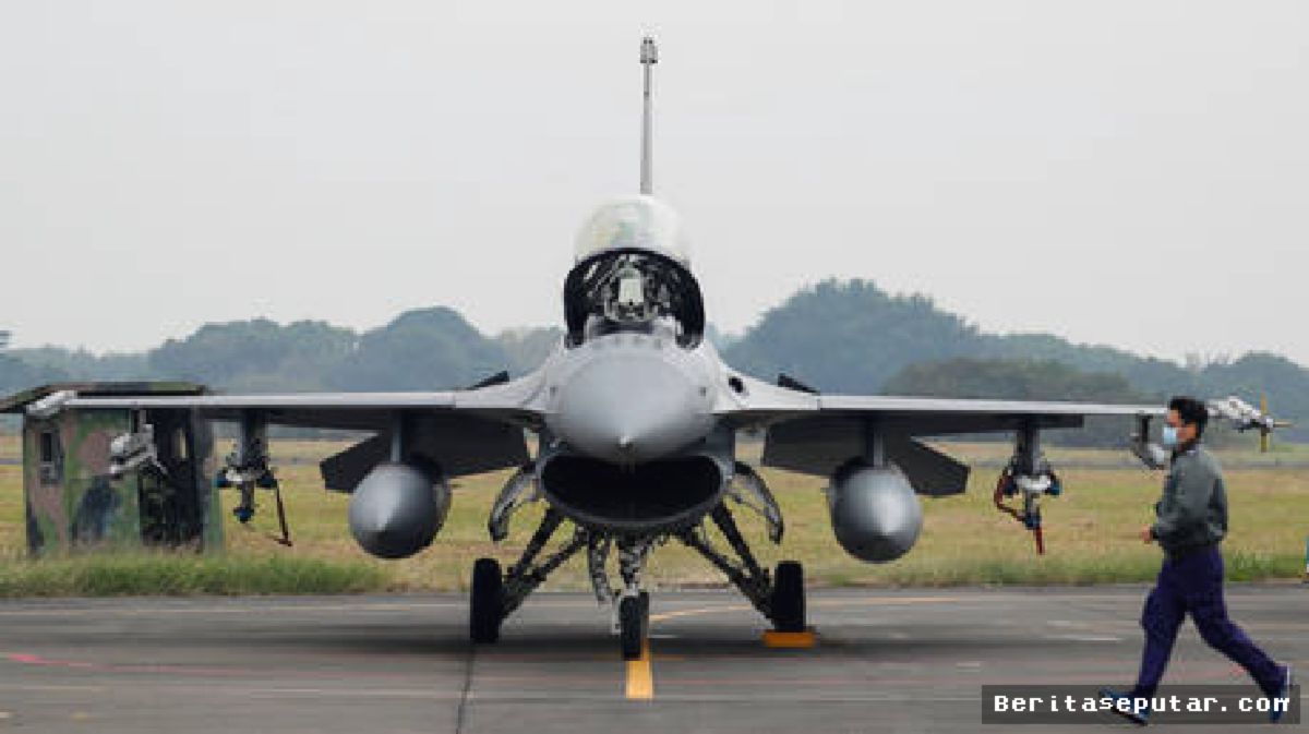 AS Kirim Dua Jet Tempur F-16 ke Taiwan