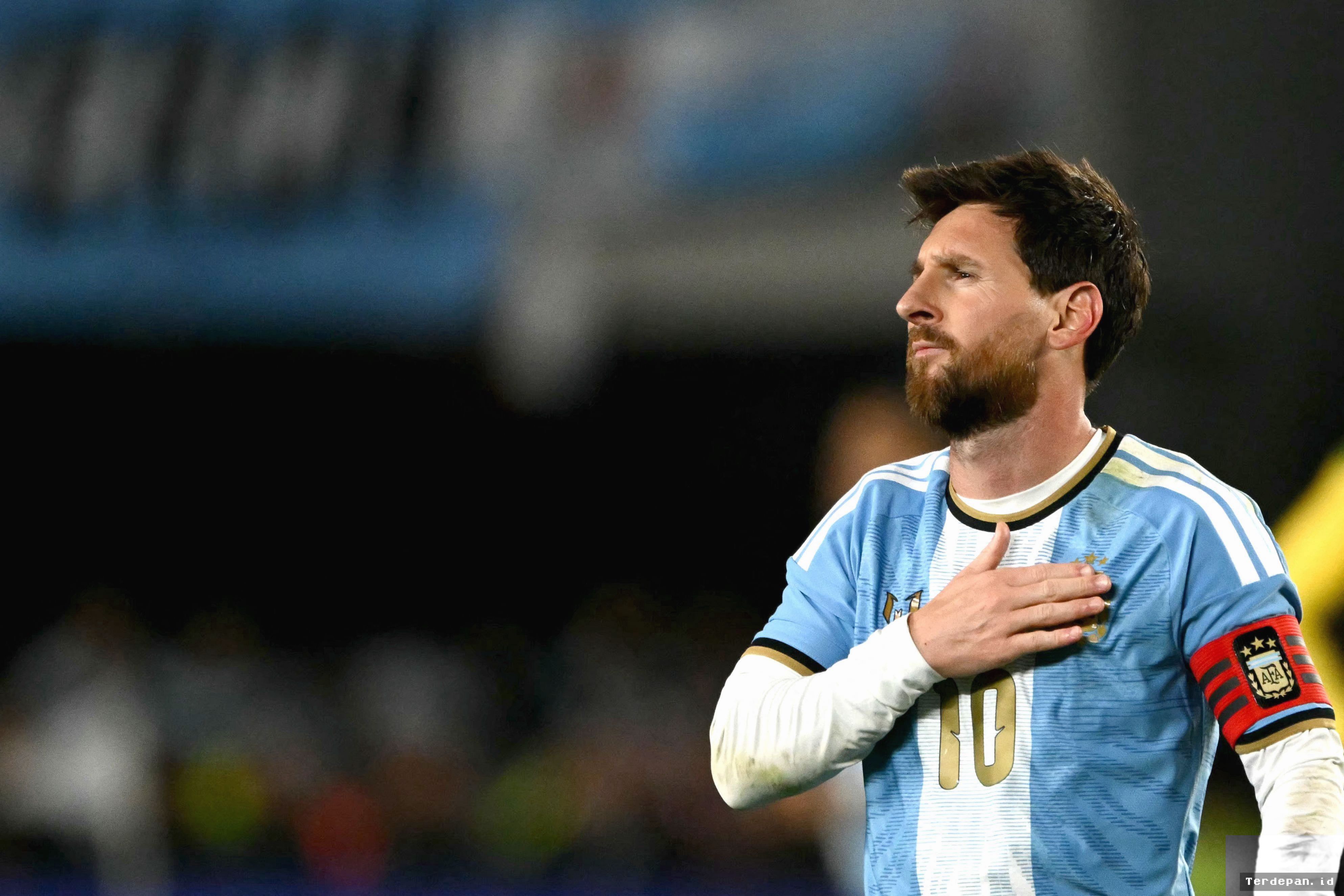 Messi Pamit dari Timnas Argentina Usai Menang 3-0 atas Benin