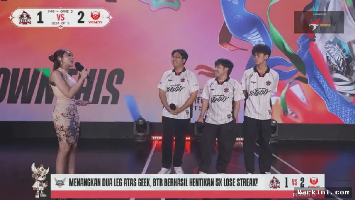 BTR Kalahkan Geek Fam di MPL ID S18 Week 7