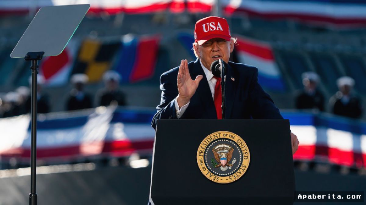 Trump Umumkan Pemerintah Amerika Ambil 40 Persen Saham Galangan Kapal