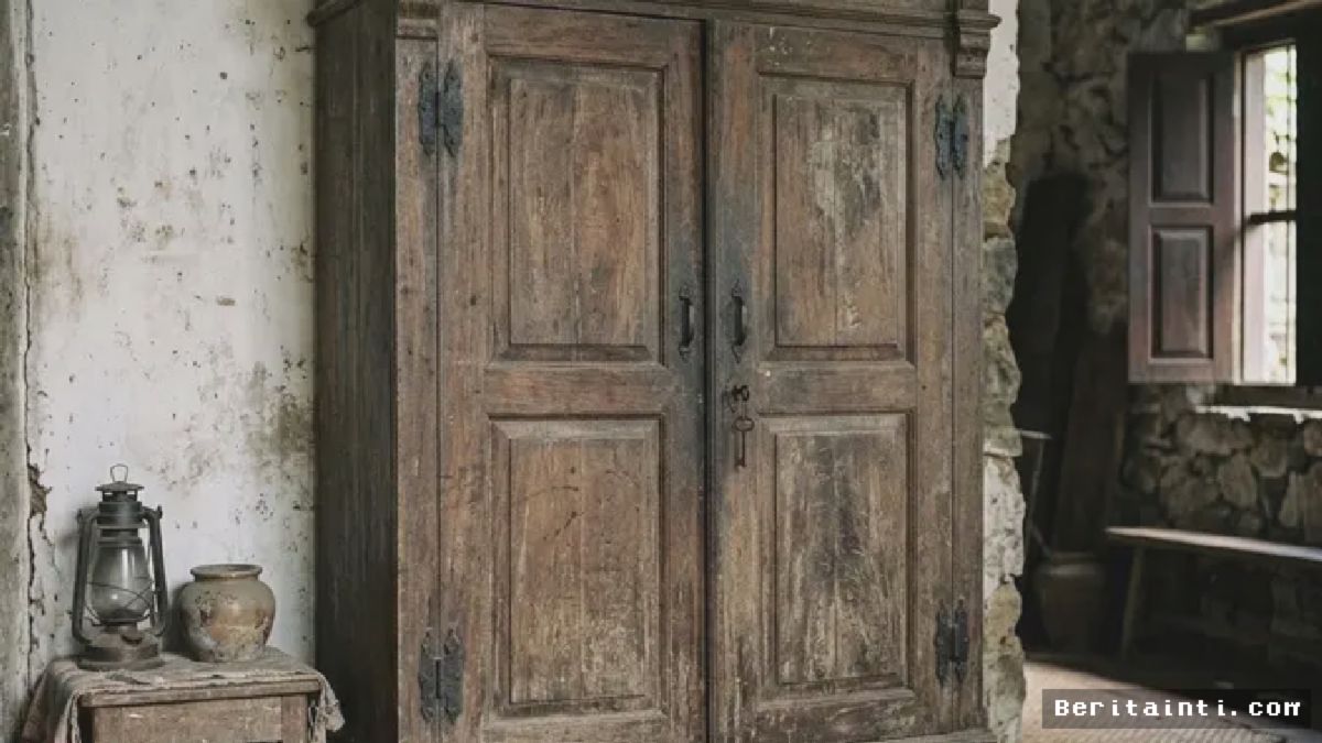 Lemari Kayu Tua Kusam Kini Bisa Disulap Modern Tanpa Ganti Baru