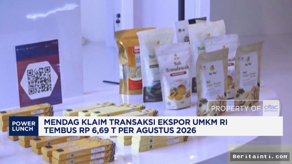 Mendag Klaim Ekspor UMKM Tembus Rp 6,69 Triliun