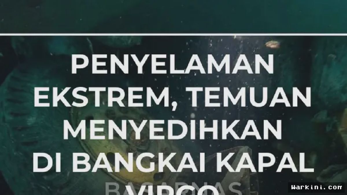 SAR Hentikan Penyelaman di Bangkai Kapal Virgo