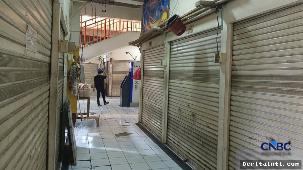 Pasar Nangka Bungur Sepi, Pedagang Resah Kios Tutup