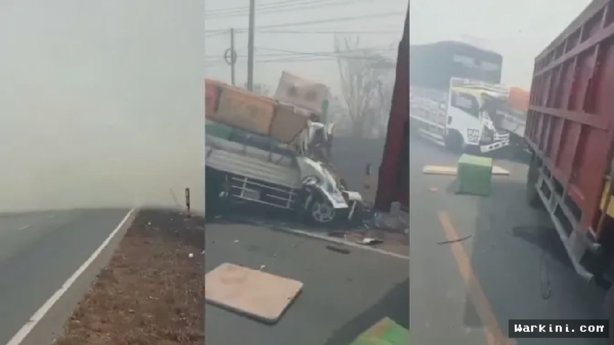 Kecelakaan Beruntun di Jalintim Lampung Tewaskan 2 Orang