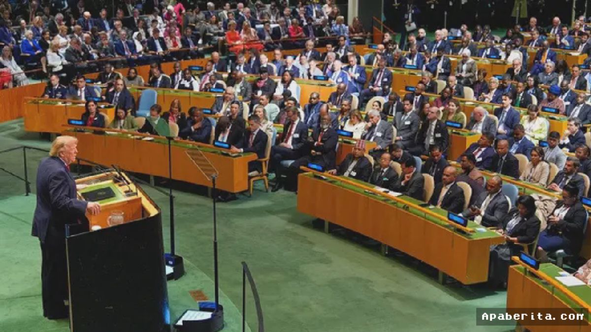 Trump Pidato di Sidang Majelis Umum PBB, Serukan Perdamaian Dunia