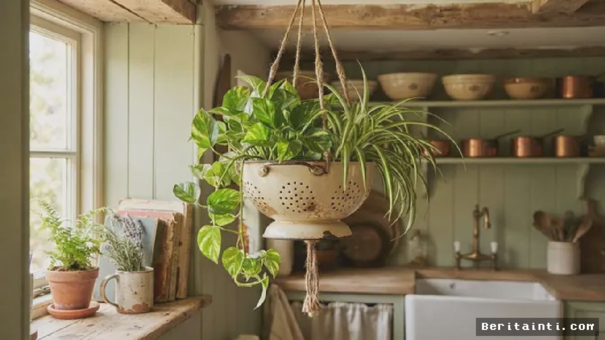 Tren Upcycling Barang Rumah Tangga Lama Menjadi Dekorasi Vintage