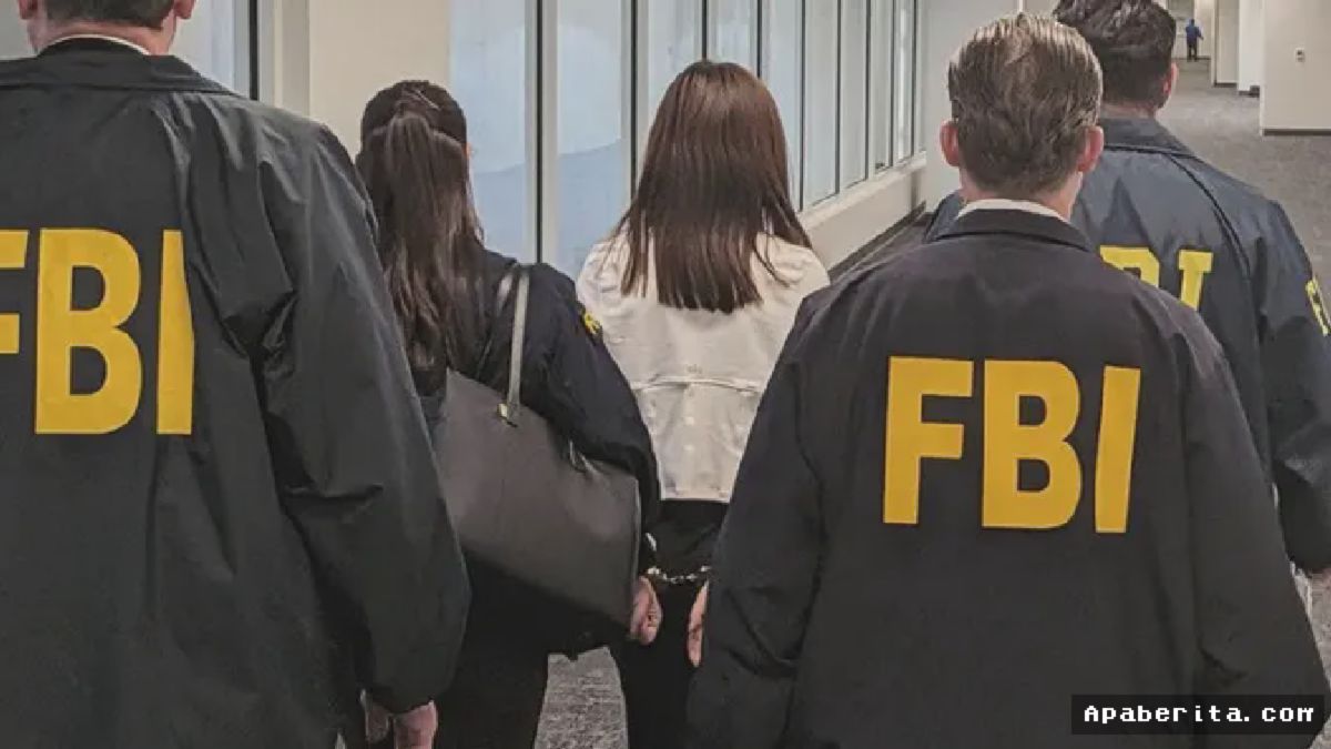 FBI Rilis Foto Wanying Zhang Saat Ditangkap di Los Angeles