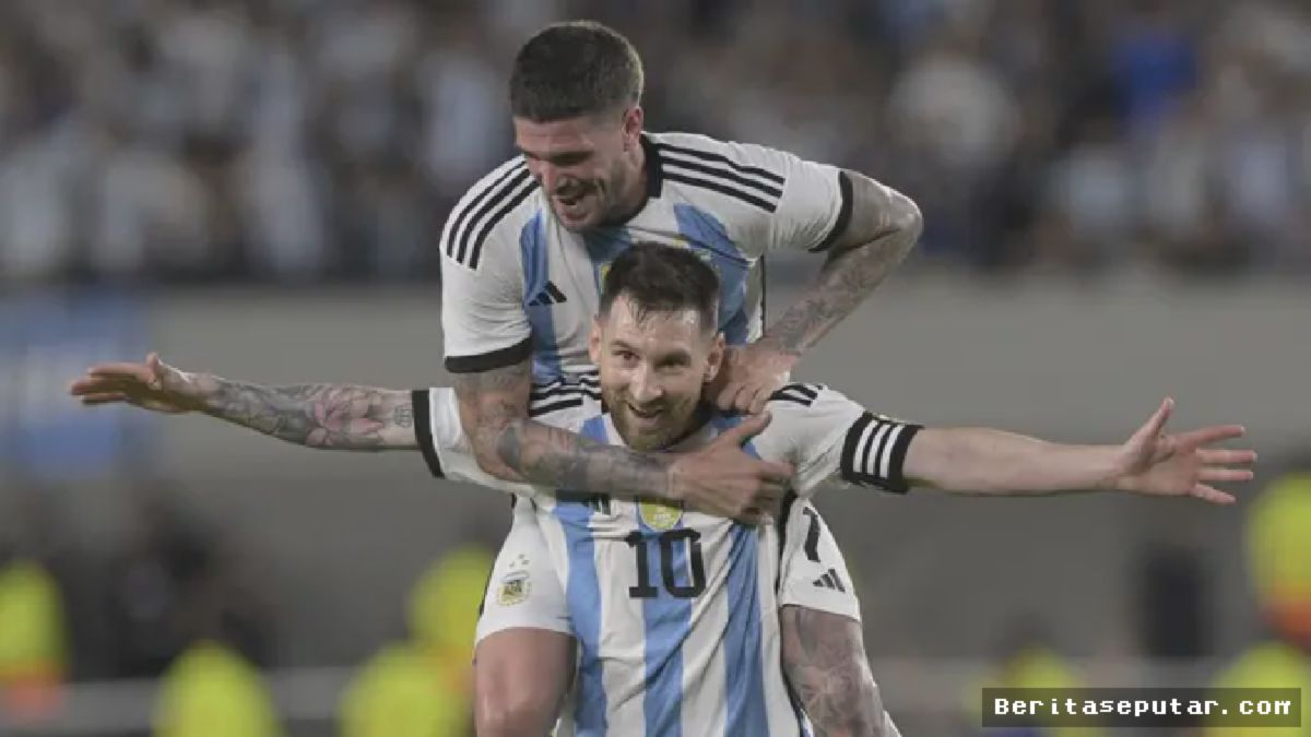 Messi Cetak Dua Gol Saat Argentina Bantai Panama 2-0