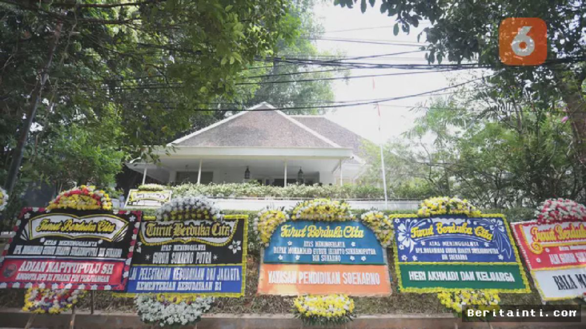 Rumah Duka Guruh Soekarnoputra di Kebayoran Baru Dibanjiri Pelayat
