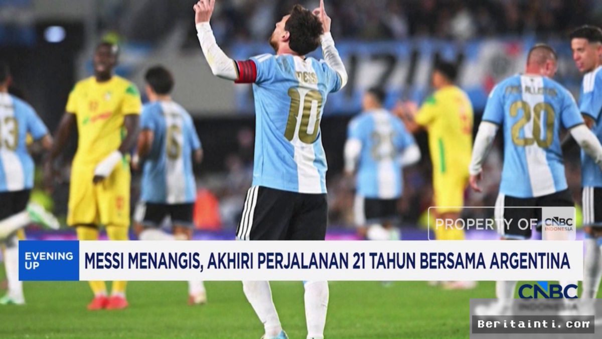 Messi Menangis, Akhiri Perjalanan 21 Tahun Bersama Argentina