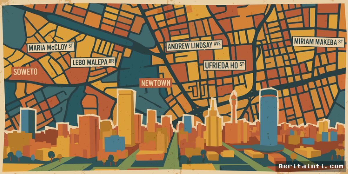 Newtown Ganti Nama Jalan, Warisan Budaya Joburg Diakui