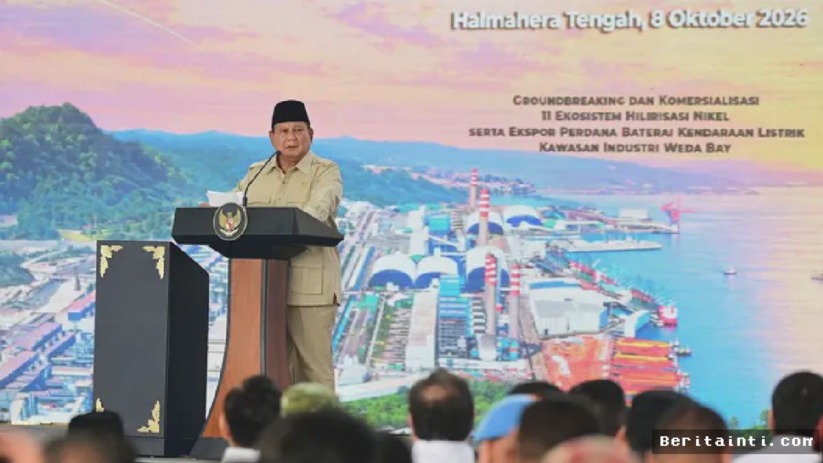 Prabowo Resmikan 11 Proyek Hilirisasi Nikel di Weda Bay