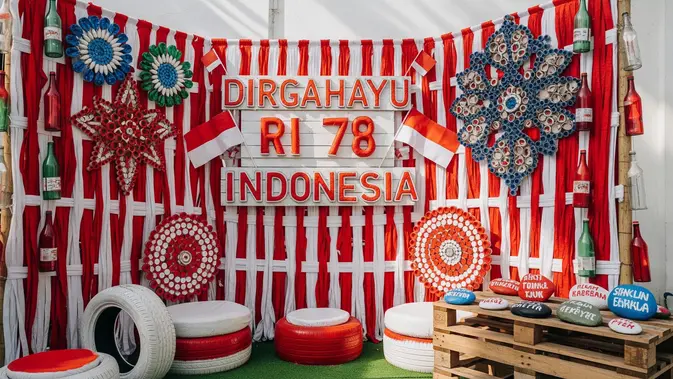 Photo Booth 17 Agustus dari Barang Bekas, Ide Kreatif yang Auto Hits!