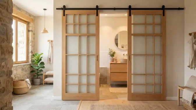 Pintu Sliding Kamar Mandi Viral Banget, Gen-Z Auto Ganti Sekarang!