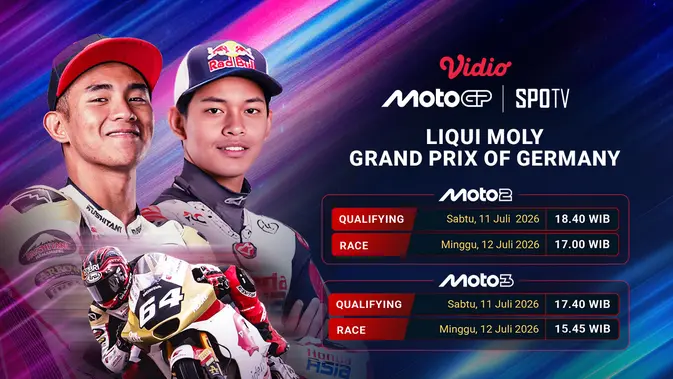 Sachsenring Siap Menggila: Moto3 dan Moto2 Jerman 2026 Hadir Live