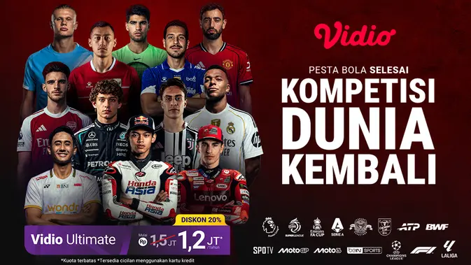 Vidio Hadirkan Tim Tango dan Diskon 20%, Wajib Gas!