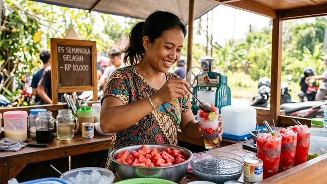 Es Semangka Selasih: Minuman Segar Buat Hari yang Terik