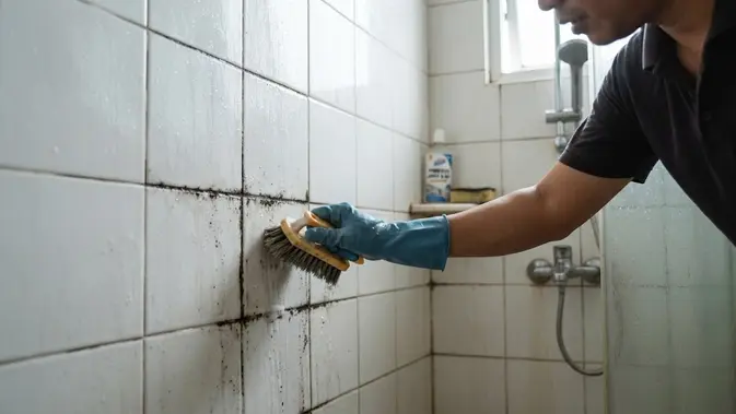 Kamar Mandi Berjamur Hitam? Ini 9 Cara Ampuh Basmi Seketika
