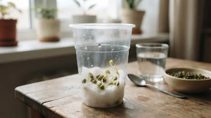 Ternyata Gampang! Cara Menanam Kacang Hijau Modal Kapas Doang