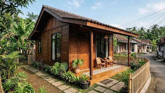 Rumah Kampung Kekinian Tanpa Hilang Jati Diri